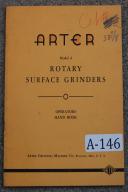 Arter-Arter Model A Surface Grinder Parts & Instruction Manual-A-A-1-A-3-01
